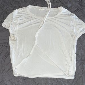 White tie top from garage